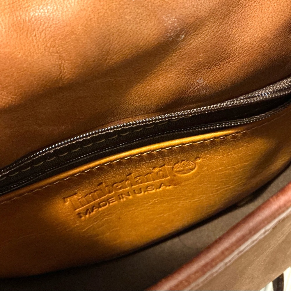 Brown Vintage Boho Style Leather Crossbody Bag - Picture 11 of 16